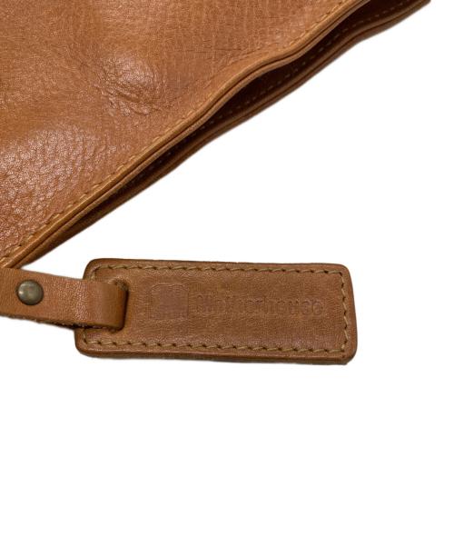 MOTHERHOUSE（マザーハウス）MOTHERHOUSE (マザーハウス) レザーショルダーバッグ ブラウンの古着・服飾アイテム