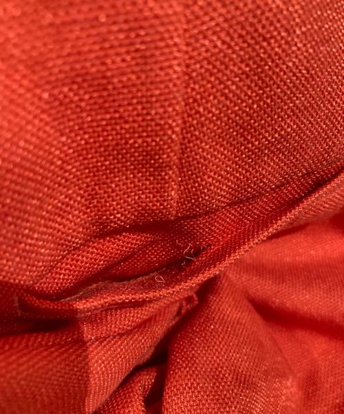 Loulou Willoughby（ルルウィルビー）Loulou Willoughby (ルルウィルビー) ブライトリネンテーパードパンツ オレンジ サイズ:2の古着・服飾アイテム