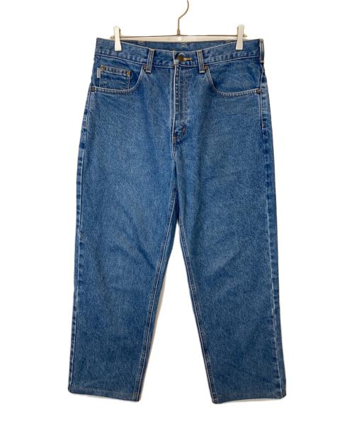CarHartt（カーハート）CarHartt (カーハート) RELAXED-FIT TAPERED-LEG DENIM PANTS 2510004455 デニムパンツ ブルー サイズ:34×32の古着・服飾アイテム