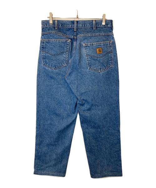 CarHartt（カーハート）CarHartt (カーハート) RELAXED-FIT TAPERED-LEG DENIM PANTS 2510004455 デニムパンツ ブルー サイズ:34×32の古着・服飾アイテム