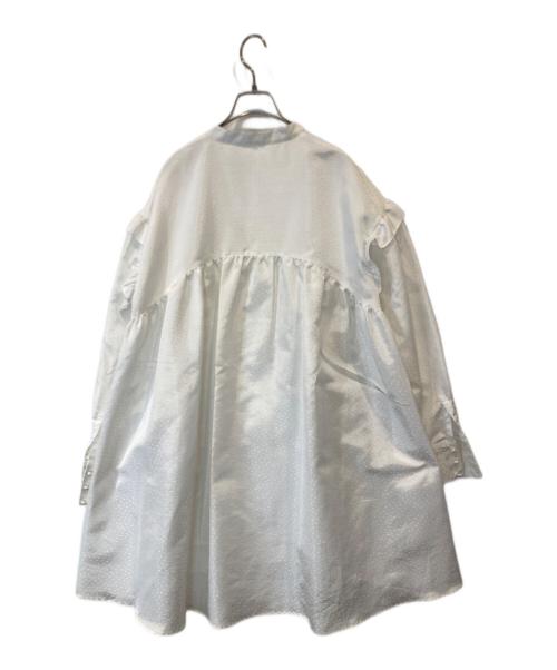 COEL（コエル）COEL (コエル) シャンタンドットミニワンピース　181308102 ホワイト サイズ:38の古着・服飾アイテム