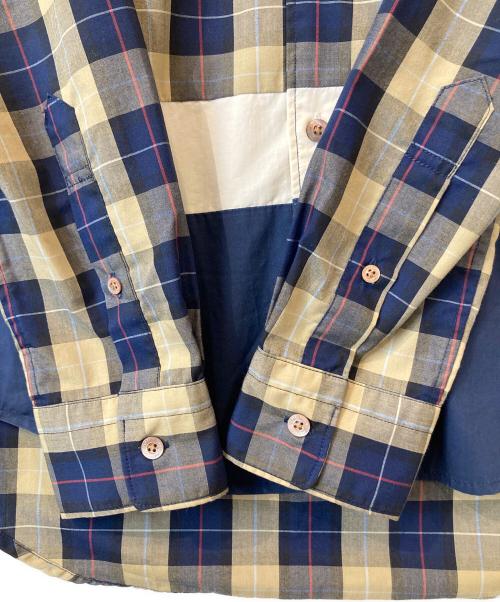 FRED PERRY（フレッドペリー）FRED PERRY (フレッドペリー) チェックシャツ　F4576 ブラウン×ネイビー サイズ:Sの古着・服飾アイテム