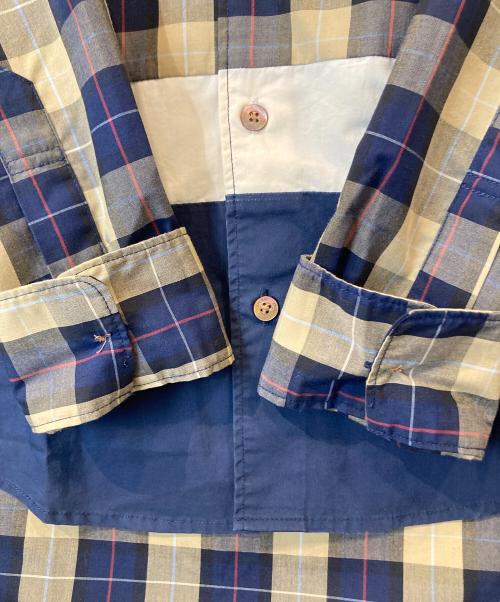 FRED PERRY（フレッドペリー）FRED PERRY (フレッドペリー) チェックシャツ　F4576 ブラウン×ネイビー サイズ:Sの古着・服飾アイテム