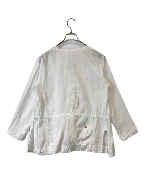 45R（フォーティファイブ・アール）45R (フォーティファイブ・アール) レースシャツ　505 3088 ホワイト サイズ:表示がないため不明の古着・服飾アイテム