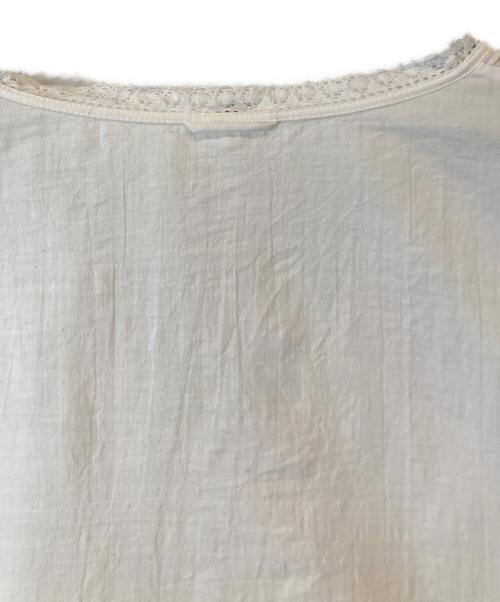 45R（フォーティファイブ・アール）45R (フォーティファイブ・アール) レースシャツ　505 3088 ホワイト サイズ:表示がないため不明の古着・服飾アイテム