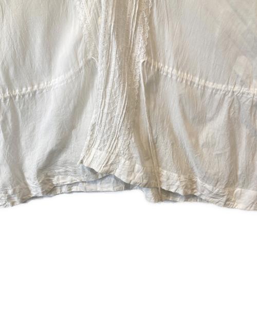 45R（フォーティファイブ・アール）45R (フォーティファイブ・アール) レースシャツ　505 3088 ホワイト サイズ:表示がないため不明の古着・服飾アイテム