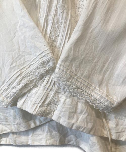 45R（フォーティファイブ・アール）45R (フォーティファイブ・アール) レースシャツ　505 3088 ホワイト サイズ:表示がないため不明の古着・服飾アイテム