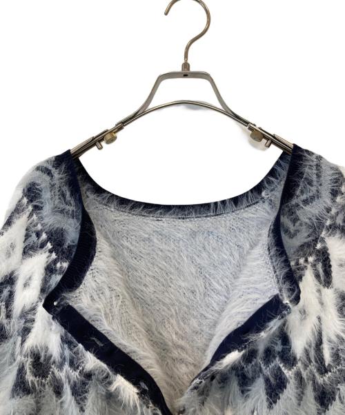 MERCURY DUO（マーキュリーデュオ）MERCURY DUO (マーキュリーデュオ) ノルディックジャカードドッキングニットワンピース　002460302101 ネイビー サイズ:Sの古着・服飾アイテム