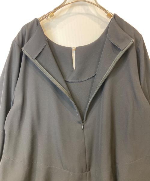 RUIRUE BOUTIQUE（ルイルエブティック）RUIRUE BOUTIQUE (ルイルエブティック) セットアップブラウス　PA1081 ネイビー サイズ:3Lの古着・服飾アイテム