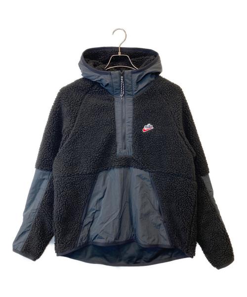 NIKE（ナイキ）NIKE (ナイキ) ボア切替ハーフジッププルオーバー　BV3767-010 ブラック サイズ:Lの古着・服飾アイテム