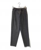 SOEJUソージュ）の古着「ウールライクタックパンツ S-00-PT-006」｜グレー
