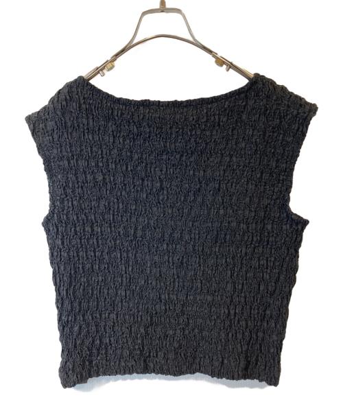 Spick and Span（スピック＆スパン）Spick and Span (スピックアンドスパン) シュリンクプルオーバーブラウス　24051200218030 ブラック サイズ:Freeの古着・服飾アイテム