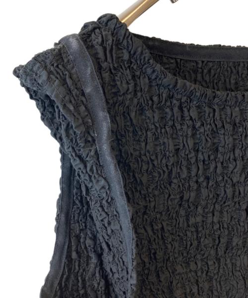 Spick and Span（スピック＆スパン）Spick and Span (スピックアンドスパン) シュリンクプルオーバーブラウス　24051200218030 ブラック サイズ:Freeの古着・服飾アイテム