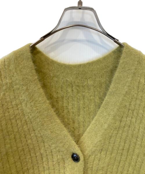 AEWEN MATOPH（イウエン マトフ）AEWEN MATOPH (イウエン マトフ) ウールカーディガン 8713-104-0037 黄緑 サイズ:FREEの古着・服飾アイテム