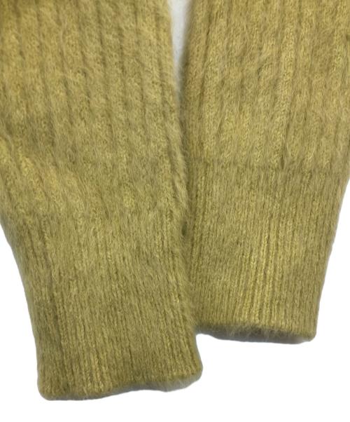 AEWEN MATOPH（イウエン マトフ）AEWEN MATOPH (イウエン マトフ) ウールカーディガン 8713-104-0037 黄緑 サイズ:FREEの古着・服飾アイテム