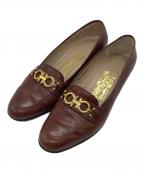 Salvatore Ferragamoサルヴァトーレ フェラガモ）の古着「ガンチーニローファー DS 35485」｜ブラウン