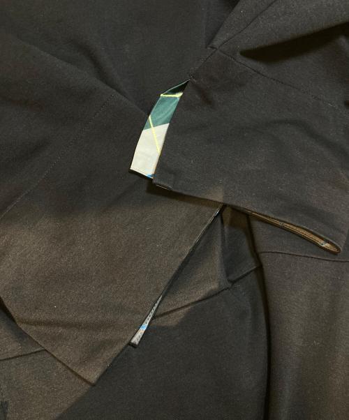 BLUE LABEL CRESTBRIDGE（ブルーレーベルクレストブリッジ）BLUE LABEL CRESTBRIDGE (ブルーレーベルクレストブリッジ) コットンソロハイゲージポンチワンピース 55J04-414-29 ブラック サイズ:36の古着・服飾アイテム