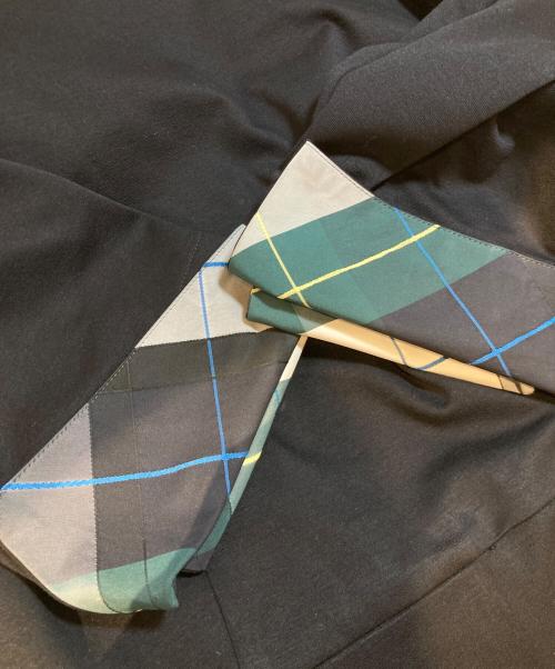 BLUE LABEL CRESTBRIDGE（ブルーレーベルクレストブリッジ）BLUE LABEL CRESTBRIDGE (ブルーレーベルクレストブリッジ) コットンソロハイゲージポンチワンピース 55J04-414-29 ブラック サイズ:36の古着・服飾アイテム