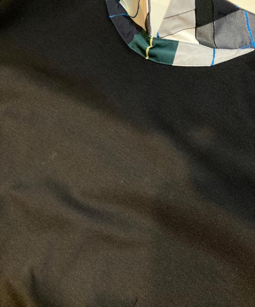 BLUE LABEL CRESTBRIDGE（ブルーレーベルクレストブリッジ）BLUE LABEL CRESTBRIDGE (ブルーレーベルクレストブリッジ) コットンソロハイゲージポンチワンピース 55J04-414-29 ブラック サイズ:36の古着・服飾アイテム