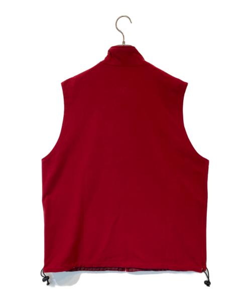 BURBERRY GOLF（バーバリーゴルフ）BURBERRY GOLF (バーバリーゴルフ) リバーシブルベスト レッド サイズ:Lの古着・服飾アイテム