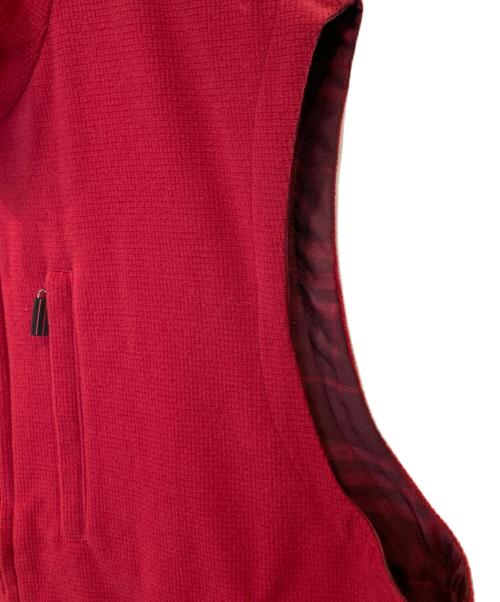 BURBERRY GOLF（バーバリーゴルフ）BURBERRY GOLF (バーバリーゴルフ) リバーシブルベスト レッド サイズ:Lの古着・服飾アイテム