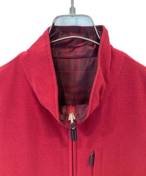 BURBERRY GOLF（バーバリーゴルフ）BURBERRY GOLF (バーバリーゴルフ) リバーシブルベスト レッド サイズ:Lの古着・服飾アイテム