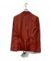 EPOCA (エポカ) ラムレザージャケット レッド サイズ:40：3500円