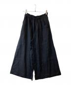 JOURNAL STANDARDジャーナルスタンダード）の古着「ゼフィールリネンギャザーパンツ　22030400572110」｜ブラック