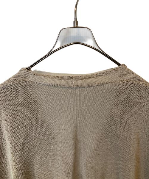 Spick and Span（スピック＆スパン）Spick and Span (スピックアンドスパン) ペーパーヤーンカーディガン　22080200970020 ベージュ サイズ:FREEの古着・服飾アイテム