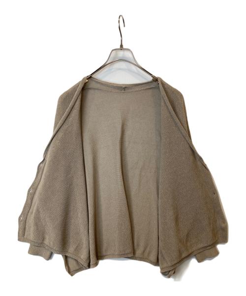 Spick and Span（スピック＆スパン）Spick and Span (スピックアンドスパン) ペーパーヤーンカーディガン　22080200970020 ベージュ サイズ:FREEの古着・服飾アイテム