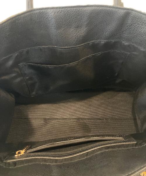 ANNE COQUINE（アンコキーヌ）Anne Coquine (アンコキーヌ) モノグラムジャガード ハンドバッグ ブラウンの古着・服飾アイテム