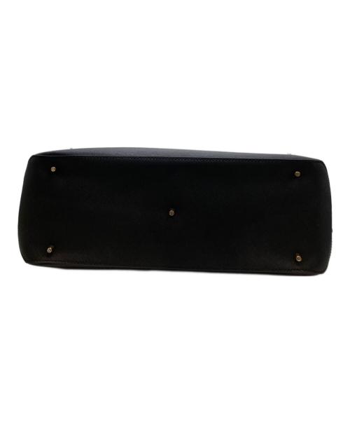 agnes b voyage（アニエスベーボヤージュ）agnes b voyage (アニエスベーボヤージュ) レザートートバッグ　CR11D ブラックの古着・服飾アイテム