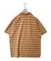 POLO BY RALPH LAUREN (ポロ バイ ラルフローレン) ボーダーポロシャツ ベージュ×ホワイト サイズ:XL：5000円