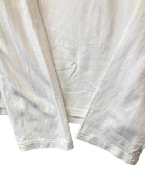EMPORIO ARMANI（エンポリオアルマーニ）EMPORIO ARMANI (エンポリオアルマーニ) クルーネックロングTシャツ 8N1T81 ホワイト サイズ:Lの古着・服飾アイテム