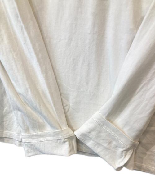 EMPORIO ARMANI（エンポリオアルマーニ）EMPORIO ARMANI (エンポリオアルマーニ) クルーネックロングTシャツ 8N1T81 ホワイト サイズ:Lの古着・服飾アイテム