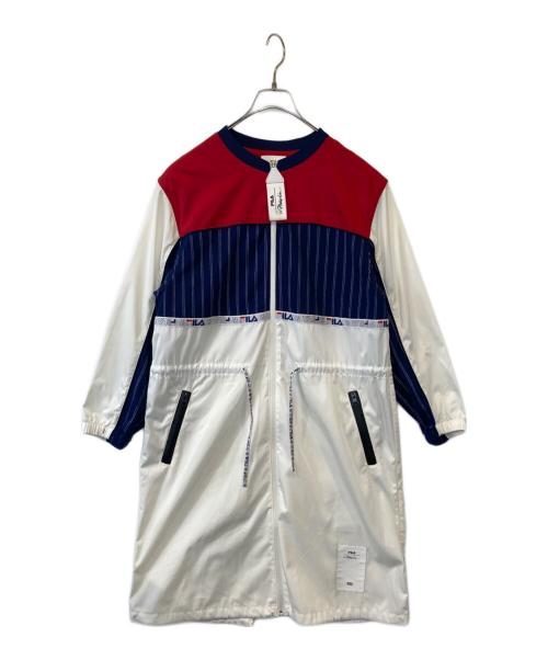 FILA（フィラ）FILA (フィラ) 3.1 phillip lim (スリーワンフィリップリム) ナイロンコート ホワイト×ネイビー サイズ:Mの古着・服飾アイテム