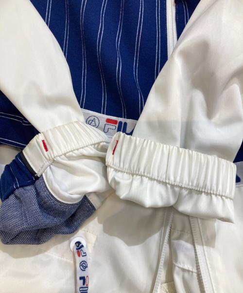 FILA（フィラ）FILA (フィラ) 3.1 phillip lim (スリーワンフィリップリム) ナイロンコート ホワイト×ネイビー サイズ:Mの古着・服飾アイテム