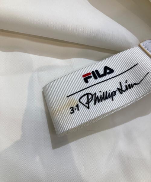 FILA（フィラ）FILA (フィラ) 3.1 phillip lim (スリーワンフィリップリム) ナイロンコート ホワイト×ネイビー サイズ:Mの古着・服飾アイテム