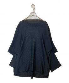 me ISSEY MIYAKE（ミーイッセイ ミヤケ）の古着「プリーツカットソー M113KK761」｜ブラック
