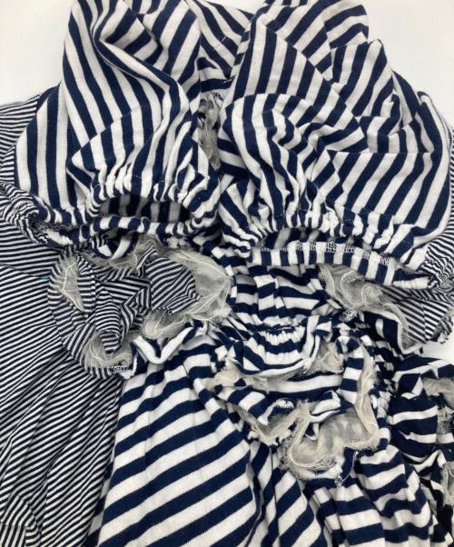 tricot COMME des GARCONS（トリココムデギャルソン）tricot COMME des GARCONS (トリココムデギャルソン) ミニワンピ　TO-T071 ネイビー サイズ:表記がないため不明の古着・服飾アイテム