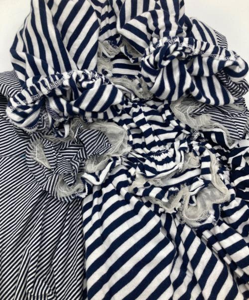 tricot COMME des GARCONS（トリココムデギャルソン）tricot COMME des GARCONS (トリココムデギャルソン) ミニワンピ　TO-T071 ネイビー サイズ:表記がないため不明の古着・服飾アイテム