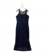 Knuth Marfクヌースマーフ）の古着「mesh jacquard one piece　KM23SUS01」｜ブラック