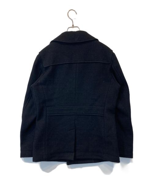 BURBERRY BLACK LABEL（バーバリーブラックレーベル）BURBERRY BLACK LABEL (バーバリーブラックレーベル) Pコート D1F70-213-28 ネイビー サイズ:Lの古着・服飾アイテム