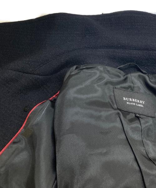 BURBERRY BLACK LABEL（バーバリーブラックレーベル）BURBERRY BLACK LABEL (バーバリーブラックレーベル) Pコート D1F70-213-28 ネイビー サイズ:Lの古着・服飾アイテム
