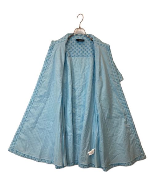 Kate Spade（ケイトスペード）Kate Spade (ケイトスペード) エンブロイダリー シャツドレス　KG972 スカイブルー サイズ:Mの古着・服飾アイテム