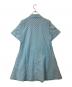 Kate Spade (ケイトスペード) エンブロイダリー シャツドレス　KG972 スカイブルー サイズ:M：6000円