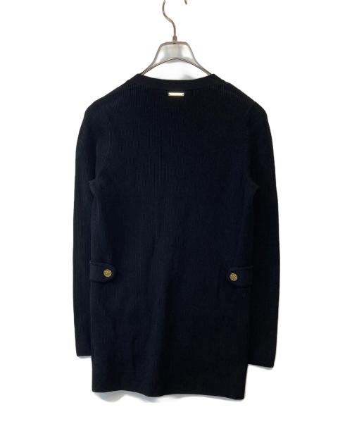 MICHAEL KORS（マイケル・コース）MICHAEL KORS (マイケルコース) button-up ribbed cardigan MS460W833D カーディガン ブラック サイズ:Sの古着・服飾アイテム