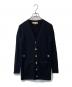 MICHAEL KORS（マイケルコース）の古着「button-up ribbed cardigan MS460W833D カーディガン」｜ブラック