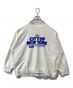 GOOD ROCK SPEED×NYCグッドロックスピード×エヌワイシー）の古着「CREWNECK SWEAT」｜ホワイト