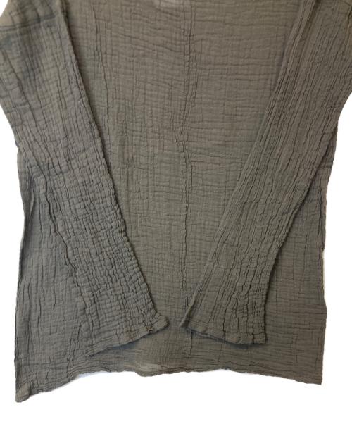 Plage（プラージュ）Plage (プラージュ) LES ATELIERS FRANCAIS DE CONFECTION 別注 T-ブラウス　24051923000930 グレー サイズ:FREE 未使用品の古着・服飾アイテム